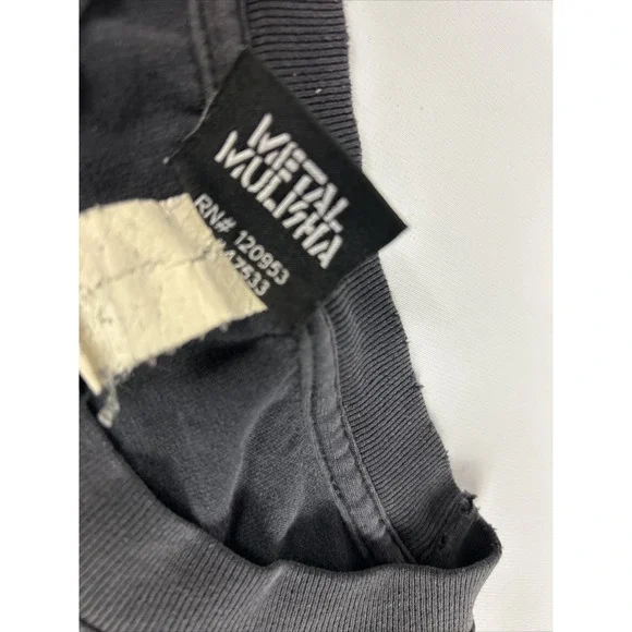 Metal Mulisha Shirt Mens Size Medium Heavy Metal Black Graphics Skull Rock - Picture 9 of 13